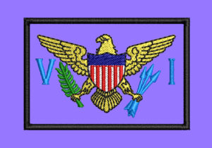 VIRGIN ISLAND FLAG EMBROIDERY DESIGN  ISLAND FLAG EMBROIDERY DESIGN  USA EAGLE FLAG EMBROIDERY DESIGN  MACHINE EMBROIDERY FILE