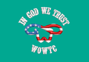 WAY OUT WEST FLAG EMBROIDERY DESIGN  WEST AMERICAN FLAG EMBROIDERY DESIGN  WOWTC FLAG EMBROIDERY DESIGN  MACHINE EMBROIDERY FILE