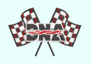 DNA FLAGS EMBROIDERY DESIGN  DNA CROSS FLAG EMBROIDERY DESIGN  RACING FLAG EMBROIDERY DESIGN  MACHINE EMBROIDERY FILE