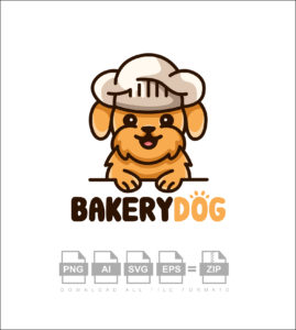 Bakery Dog Vector