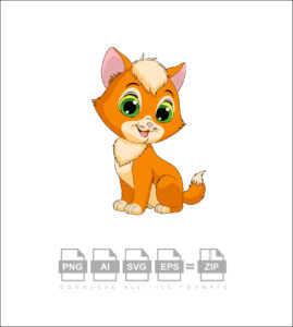 Cartoon Cat Vector