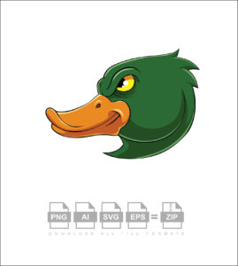 Duck Face Vector Design