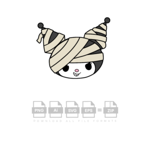 Kuromi Mummy Vector Halloween