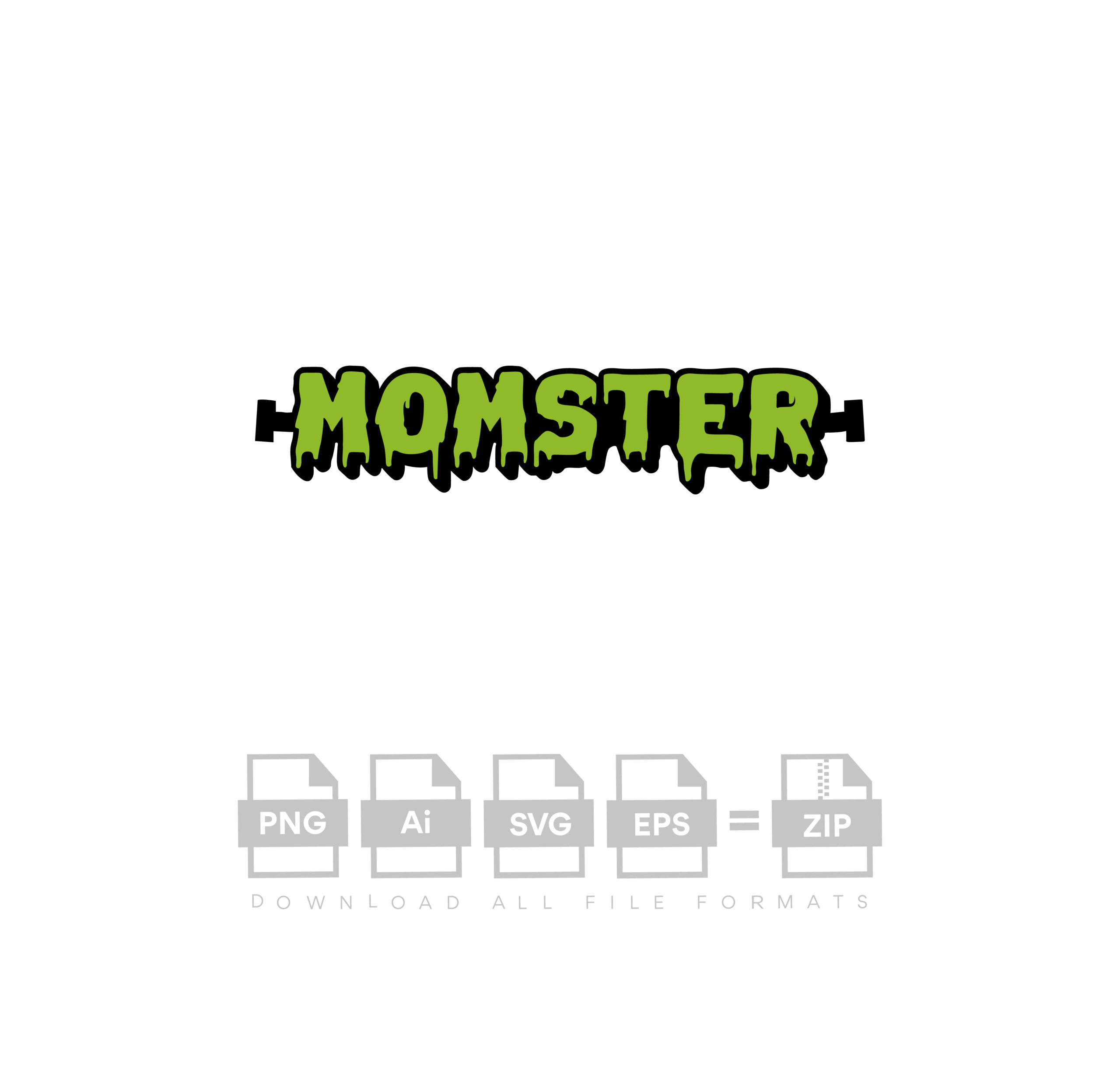 Momster Halloween Vector
