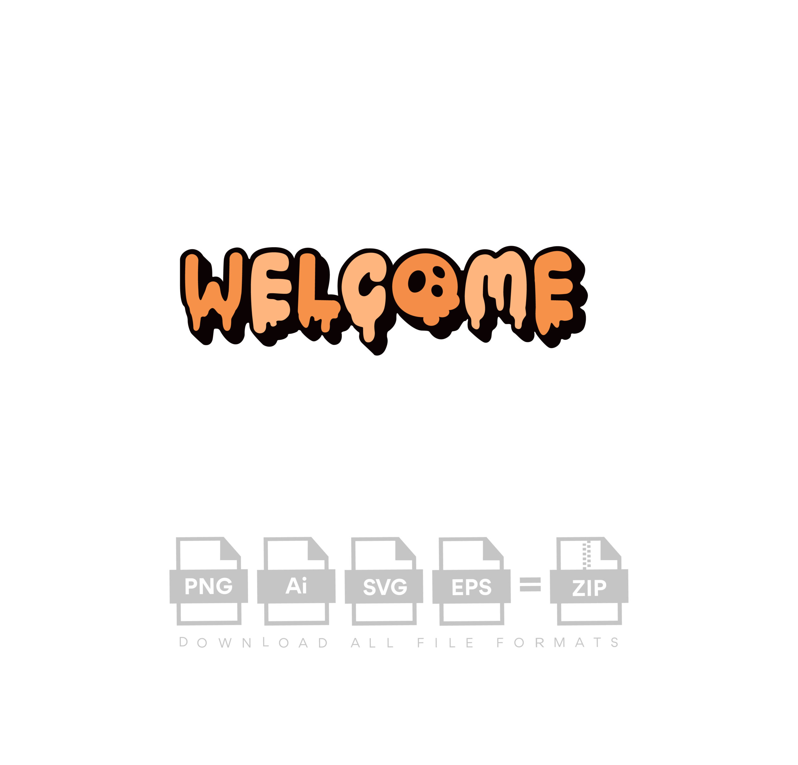 Welcome Halloween Vector