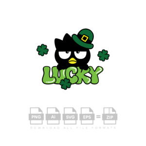 Badtz Maru Lucky Vector St Patricks Day Vector