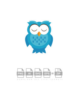 Blue Owl Vector