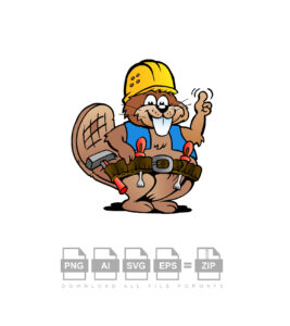 Cartoon Beaver Vector