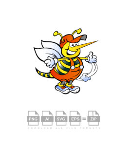 Cartoon Bee Vector