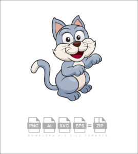 Cartoon Cat Vector
