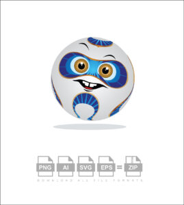 Children Football Vector