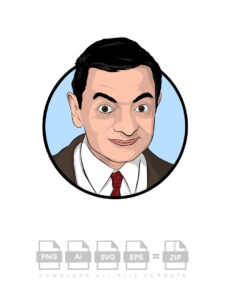 Creative Design Vector Of Mr Bean
