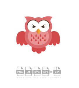 Cute Owl Bird Vector