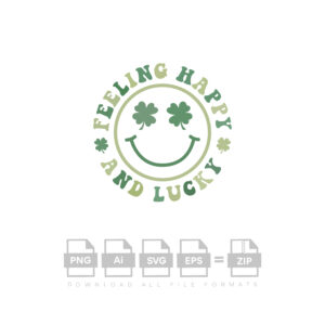 Feeling Happy And Lucky Vector