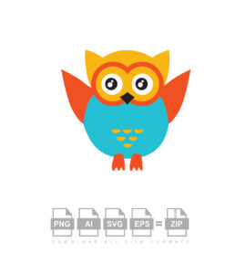 Flying Owl Vector
