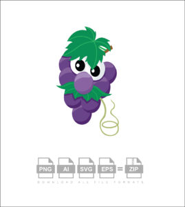 Grape Fruit Vector