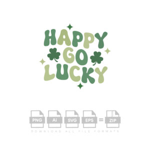 Happy Go Lucky Vector St Patricks Day Vector 2