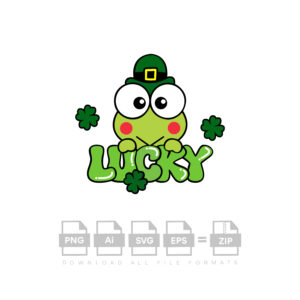 Keroppi Lucky Vector St Patricks Day Vector