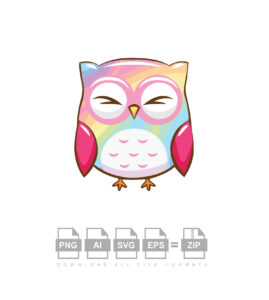 Playful Owl Vector