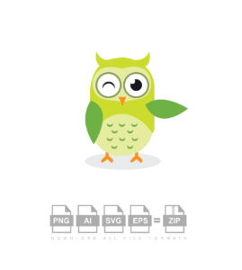 Royalty Bird Owl Vector