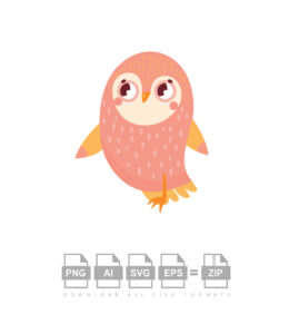 Royalty Bird Owl Vector Design