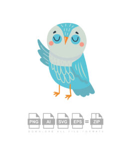 Set Of Cartoon Owl Vector