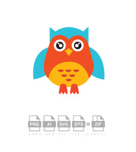 Simple Owl Vector Design