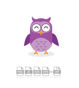 Sleeping Owl Vector