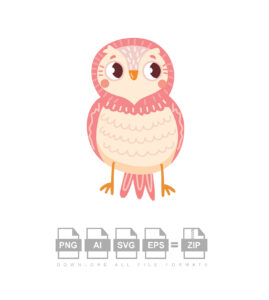 Stylish Owl Vector Design