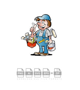 Thumps Up Man Cartoon  Vector
