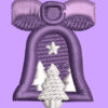 CHRISTMAS BELL EMBROIDERY DESIGN CHRISTMAS BELL TREE EMBROIDERY DESIGN BELL TREE STAR EMBROIDERY DESIGN MACHINE EMBROIDERY FILE