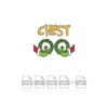 Chest Grinch Vector Funny Christmas Vector