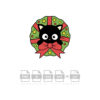 Chococat Christmas Wreath Vector
