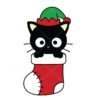 Chococat Stocking Christmas Vector