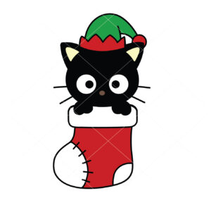 Chococat Stocking Christmas Vector