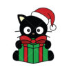 Chococat With Christmas Gift Vector