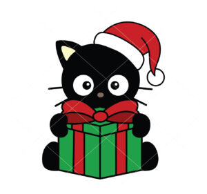 Chococat With Christmas Gift Vector