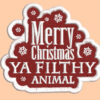 CHRISTMAS DESIGN EMBROIDERY DESIGN CHRISTMAS YA FILTHY ANIMAL EMBROIDERY DESIGN FILTHY ANIMAL EMBROIDERY DESIGN MACHINE EMBROIDERY FILE