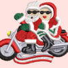 CHRISTMAS FATHER EMBROIDERY DESIGN CHRISTMAS BIKERS EMBROIDERY DESIGN ENRICO SUNE CHRISTMAS EMBROIDERY DESIGN MACHINE EMBROIDERY FILE
