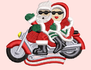 CHRISTMAS FATHER EMBROIDERY DESIGN CHRISTMAS BIKERS EMBROIDERY DESIGN ENRICO SUNE CHRISTMAS EMBROIDERY DESIGN MACHINE EMBROIDERY FILE