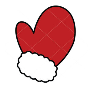 Christmas Glove Vector