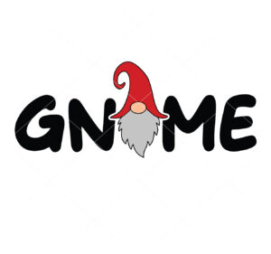 Christmas Gnome Vector Christmas Vector Cricut Vector