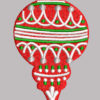 CHRISTMAS ORNAMENT LOGO EMBROIDERY DESIGN CHRISTMAS COOKIE EMBROIDERY DESIGN ORNAMENT COOKIE EMBROIDERY DESIGN MACHINE EMBROIDERY FILE