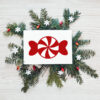 Christmas Peppermint Candy Vector