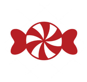 Christmas Peppermint Candy Vector