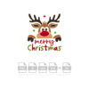 Christmas Reindeer Vector Merry Christmas Vector