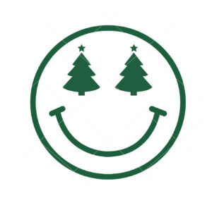 Christmas Smile Face Vector