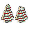 Christmas Tree Cake Cut Vector