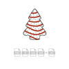 Christmas Tree Cake i Vector