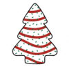 Christmas Tree Cake i Vector